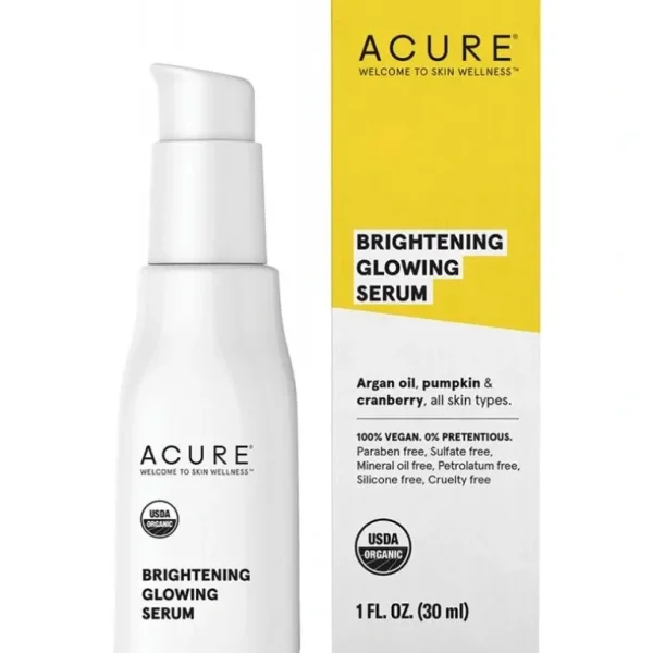 Shop ACURE Brightening Glowing Serum 30ml - GlowEssence Care - Embrace the Essence of Radiance with Premium Skincare Solutions