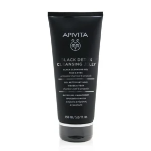 Online Apivita Black Detox Cleansing Jelly For Face & Eyes 150ml/5.07oz - GlowEssence Care - Embrace the Essence of Radiance with Premium Skincare Solutions