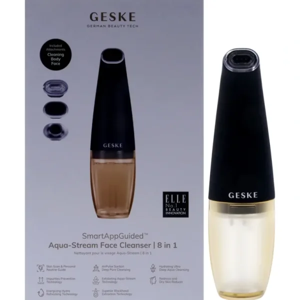New Aqua-Stream Face Cleanser 8 in 1 - Gray by Geske for Women - 1 Pc Tool - GlowEssence Care - Embrace the Essence of Radiance with Premium Skincare Solutions