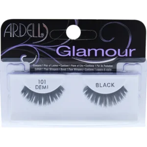 Store Ardell Glamour Lashes - # 101 Black by Ardell for Women - 1 Pair Eyelashes - GlowEssence Care - Embrace the Essence of Radiance with Premium Skincare Solutions