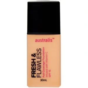 Outlet Australis Fresh & Flawless Foundation 30ml - Cashmere - GlowEssence Care - Embrace the Essence of Radiance with Premium Skincare Solutions