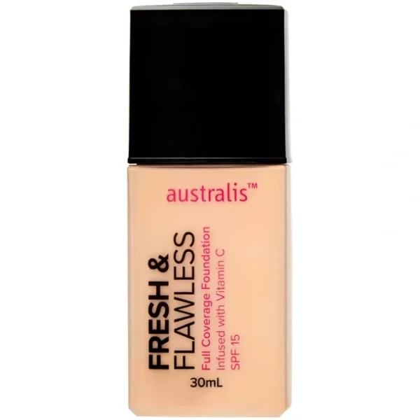 Online Australis Fresh & Flawless Foundation 30ml - Fairest - GlowEssence Care - Embrace the Essence of Radiance with Premium Skincare Solutions