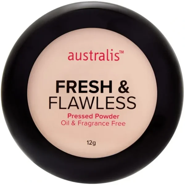 Best Sale Australis Fresh & Flawless Pressed Powder 11g - Natural - GlowEssence Care - Embrace the Essence of Radiance with Premium Skincare Solutions
