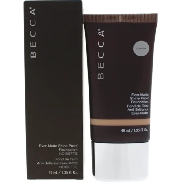 Complexion-care*Becca Ever-Matte Shine Proof Foundation - Noisette by Becca for Women - 1.35 oz Foundation - GlowEssence Care - Embrace the Essence of Radiance with Premium Skincare Solutions