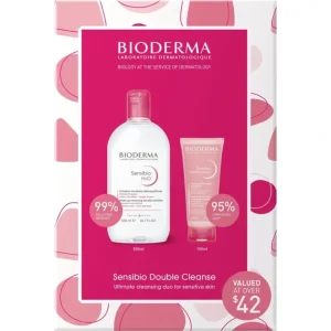 Clearance Bioderma Sensibio Double Cleanse Pack - GlowEssence Care - Embrace the Essence of Radiance with Premium Skincare Solutions