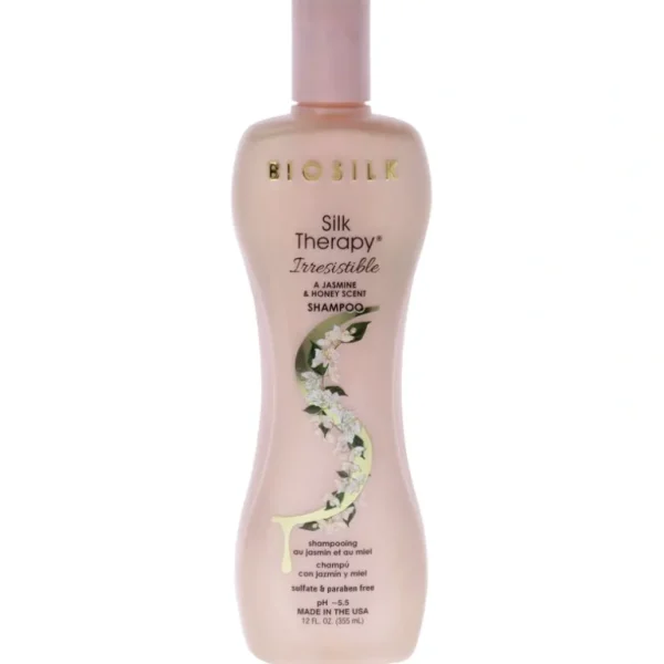 Online BioSilk Silk Therapy Irresistible Shampoo by Biosilk for Women - 12 oz Shampoo - GlowEssence Care - Embrace the Essence of Radiance with Premium Skincare Solutions