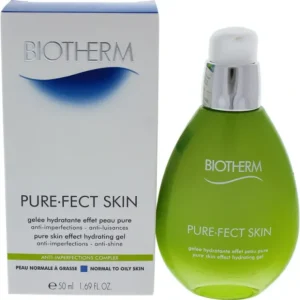 Complexion-care*Biotherm Pure-Fect Skin Pure Skin Effect Hydrating Gel - Normal to Oily Skin by Biotherm for Unisex - 1.69 oz Gel - GlowEssence Care - Embrace the Essence of Radiance with Premium Skincare Solutions
