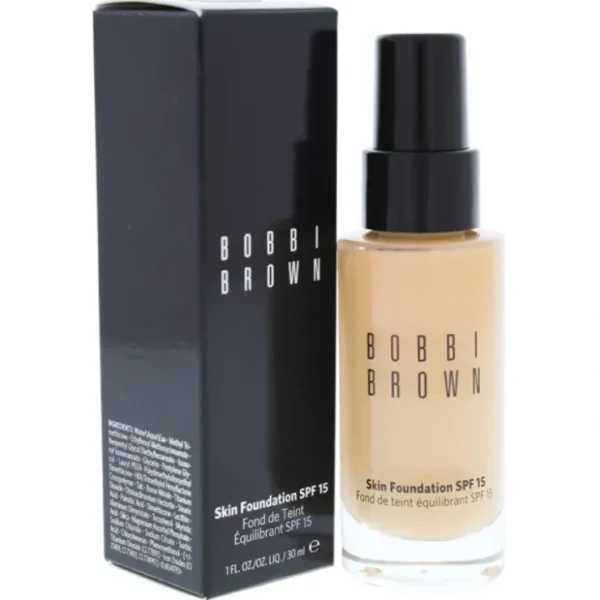 Complexion-care*Bobbi Brown Skin Foundation SPF 15 - 4.25 Natural Tan by Bobbi Brown for Women - 1 oz Foundation - GlowEssence Care - Embrace the Essence of Radiance with Premium Skincare Solutions