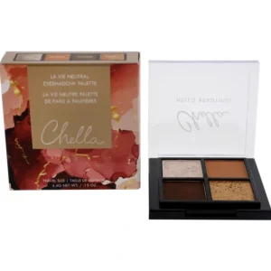 Outlet Chella La Vie Neutral Eyeshadow Palette by Chella for Women - 0.15 oz Eyeshadow - GlowEssence Care - Embrace the Essence of Radiance with Premium Skincare Solutions