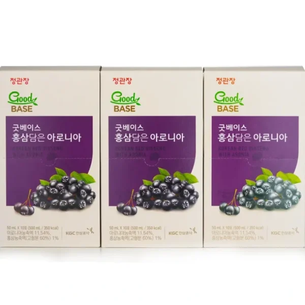 Best Cheong Kwan Jang Korean Red Ginseng With Aronia Drink 50mlx30pcs - GlowEssence Care - Embrace the Essence of Radiance with Premium Skincare Solutions