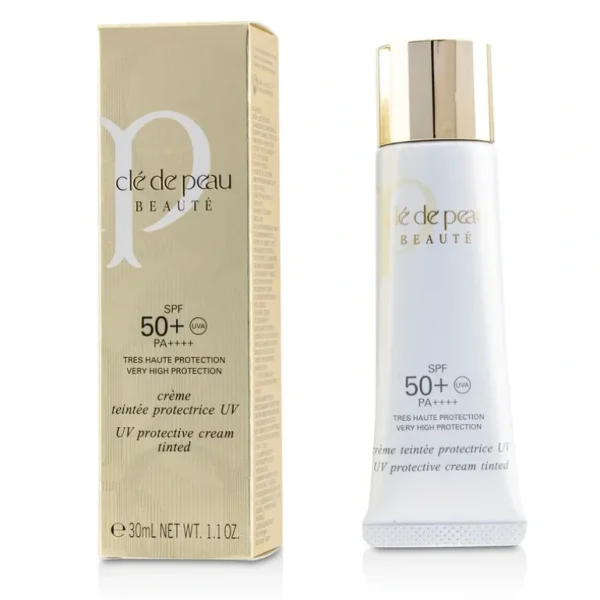 Shop Cle De Peau UV Protective Cream Tinted SPF 50 - Ocher 30ml/1.1oz - GlowEssence Care - Embrace the Essence of Radiance with Premium Skincare Solutions