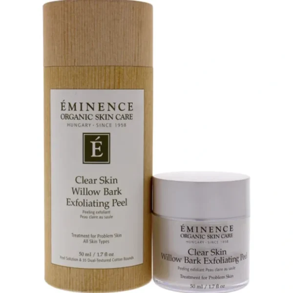 Complexion-care*Clear Skin Willow Bark Exfoliating Peel by Eminence for Unisex - 1.7 oz Exfoliator - GlowEssence Care - Embrace the Essence of Radiance with Premium Skincare Solutions