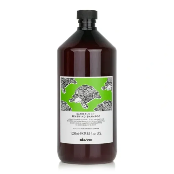 Flash Sale Davines Natural Tech Renewing Shampoo (For All Scalp and Hair Types) 1000ml/33.81oz - GlowEssence Care - Embrace the Essence of Radiance with Premium Skincare Solutions