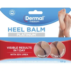 Outlet Dermal Therapy Platinum Heel Balm 125g - GlowEssence Care - Embrace the Essence of Radiance with Premium Skincare Solutions