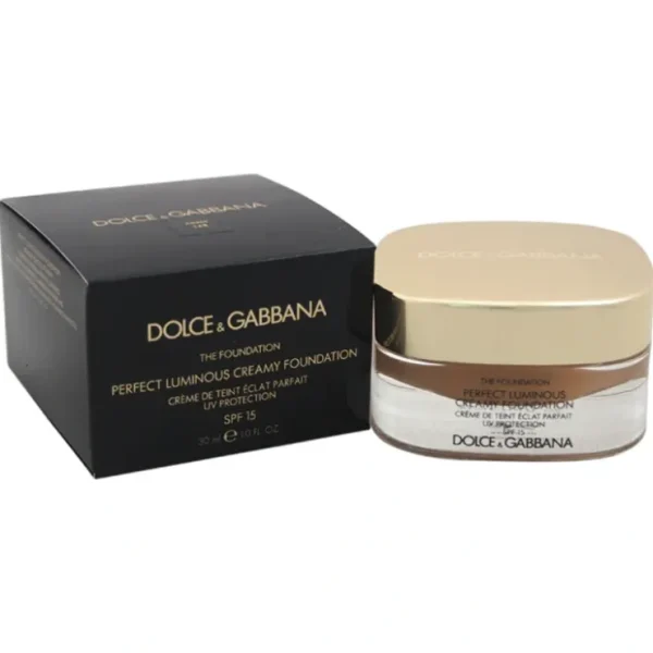 Complexion-care*Dolce and Gabbana Perfect Luminous Creamy Foundation SPF 15 - 148 Amber by Dolce and Gabbana for Women - 1 oz Foundation - GlowEssence Care - Embrace the Essence of Radiance with Premium Skincare Solutions