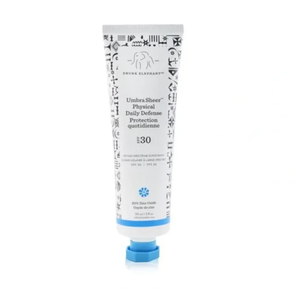 Store Drunk Elephant Umbra Sheer Physical Daily Defense Protection SPF 30 90ml/3oz - GlowEssence Care - Embrace the Essence of Radiance with Premium Skincare Solutions