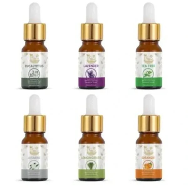 Beauty*Faiza Naturals Pure Essential Oils 10ml 6 Pack (Own Farm In California Direct Import) Fixed Size - GlowEssence Care - Embrace the Essence of Radiance with Premium Skincare Solutions