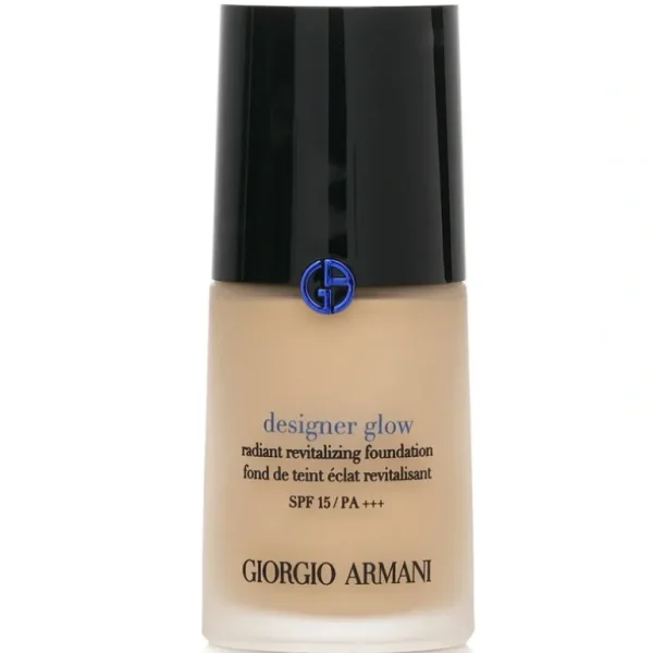 New Giorgio Armani Designer Glow Radiant Revitalizing Foundation - # 1.5 30ml/1oz - GlowEssence Care - Embrace the Essence of Radiance with Premium Skincare Solutions