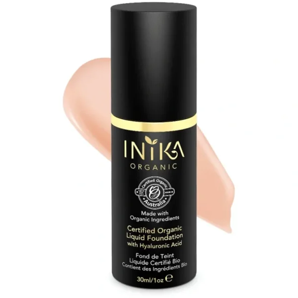 Best Inika Organic Liquid Foundation 30ml - Porcelain - GlowEssence Care - Embrace the Essence of Radiance with Premium Skincare Solutions