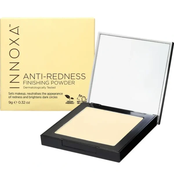 New Innoxa Anti-Redness Finishing Powder 9g - GlowEssence Care - Embrace the Essence of Radiance with Premium Skincare Solutions