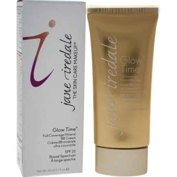 Fashion Jane Iredale Glow Time Full Coverage Mineral BB Cream SPF 25 - BB8 by Jane Iredale for Women - 1.7 oz Makeup - GlowEssence Care - Embrace the Essence of Radiance with Premium Skincare Solutions