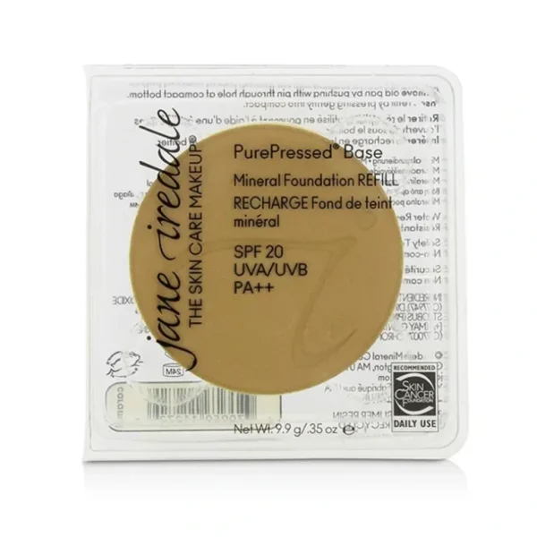 Complexion-care<Jane Iredale PurePressed Base Mineral Foundation Refill SPF 20 - Caramel 9.9g/0.35oz - GlowEssence Care - Embrace the Essence of Radiance with Premium Skincare Solutions