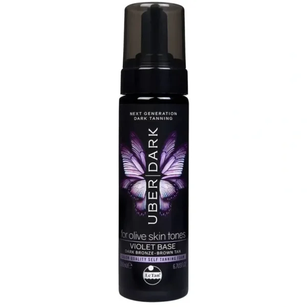 Shop Le Tan Uber Dark Self Tanning Foam 200ml - Violet Base - GlowEssence Care - Embrace the Essence of Radiance with Premium Skincare Solutions