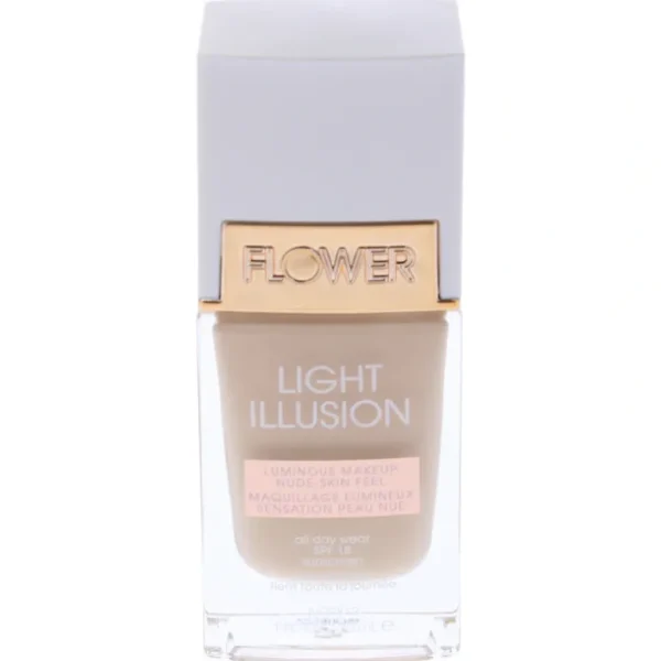 New Light Illusion Foundation SPF 18 - L2 Ivory by Flower Beauty for Women - 1 oz Foundation - GlowEssence Care - Embrace the Essence of Radiance with Premium Skincare Solutions