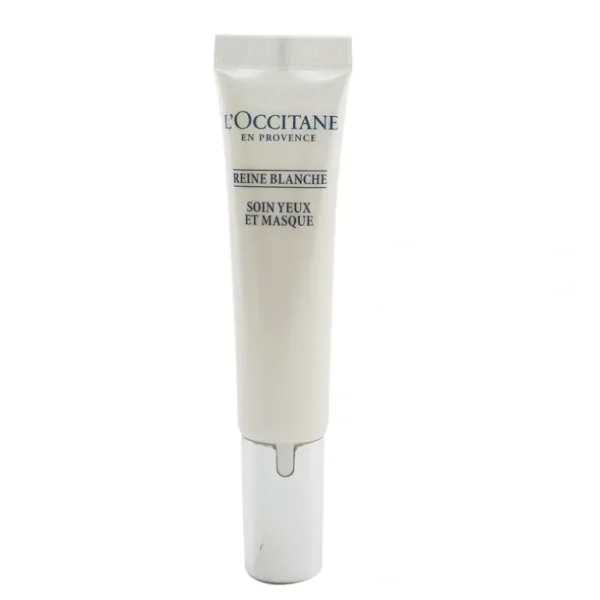 New L'Occitane Reine Blanche Illuminating Eye Care & Mask 15ml/0.5oz - GlowEssence Care - Embrace the Essence of Radiance with Premium Skincare Solutions