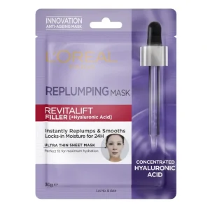 Discount L'Oreal Paris Revitalift Filler Tissue Radiant Mask 30g - GlowEssence Care - Embrace the Essence of Radiance with Premium Skincare Solutions