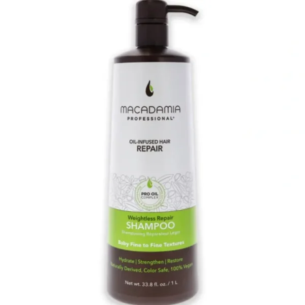 Online Macadamia Oil Wightless Repair Shampoo by Macadamia Oil for Unisex - 33.8 oz Shampoo - GlowEssence Care - Embrace the Essence of Radiance with Premium Skincare Solutions