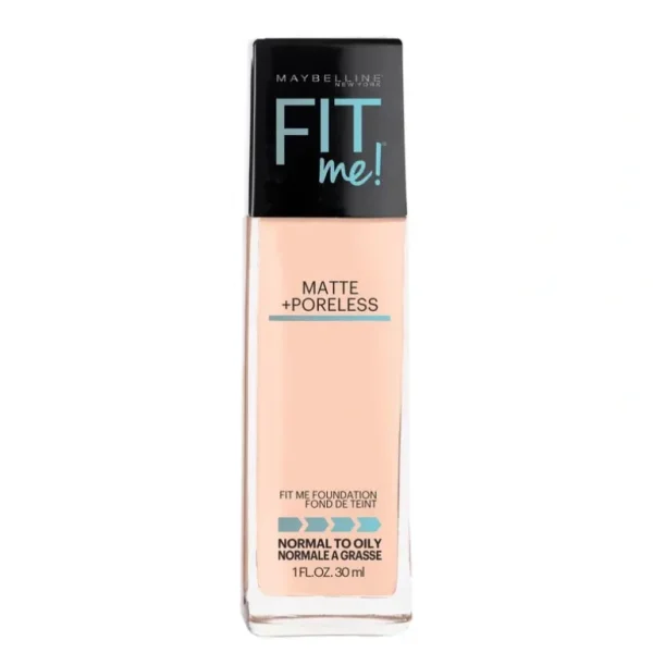 Best Sale Maybelline Fit Me! Matte + Poreless Foundation 30ml - Ivory - GlowEssence Care - Embrace the Essence of Radiance with Premium Skincare Solutions