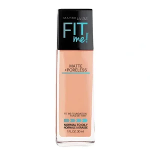 New Maybelline Fit Me! Matte + Poreless Foundation 30ml - Natural Tan - GlowEssence Care - Embrace the Essence of Radiance with Premium Skincare Solutions