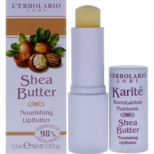 Beauty<Nourishing Lips Butter - Shea Butter by LErbolario for Women - 0.18 oz Lip Balm - GlowEssence Care - Embrace the Essence of Radiance with Premium Skincare Solutions