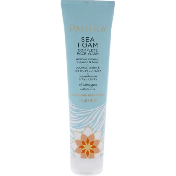 Best Pacifica Sea Foam Complete Face Wash by Pacifica for Unisex - 5 oz Cleanser - GlowEssence Care - Embrace the Essence of Radiance with Premium Skincare Solutions