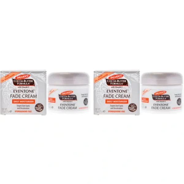 Complexion-care*Palmers Cocoa Butter Eventone Fade Cream - Pack of 2 by Palmers for Unisex - 2.7 oz Cream - GlowEssence Care - Embrace the Essence of Radiance with Premium Skincare Solutions