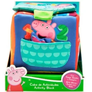 Outlet Peppa Pig Activity Block 10x10x24cm - GlowEssence Care - Embrace the Essence of Radiance with Premium Skincare Solutions