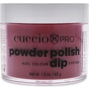 Shop Pro Powder Polish Nail Colour Dip System - Red Eye In Shanghai by Cuccio Colour for Women - 1.6 oz Nail Powder - GlowEssence Care - Embrace the Essence of Radiance with Premium Skincare Solutions