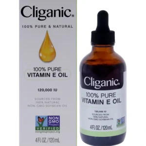 Complexion-care*Pure Vitamin E by Cliganic for Unisex - 4 oz Oil - GlowEssence Care - Embrace the Essence of Radiance with Premium Skincare Solutions