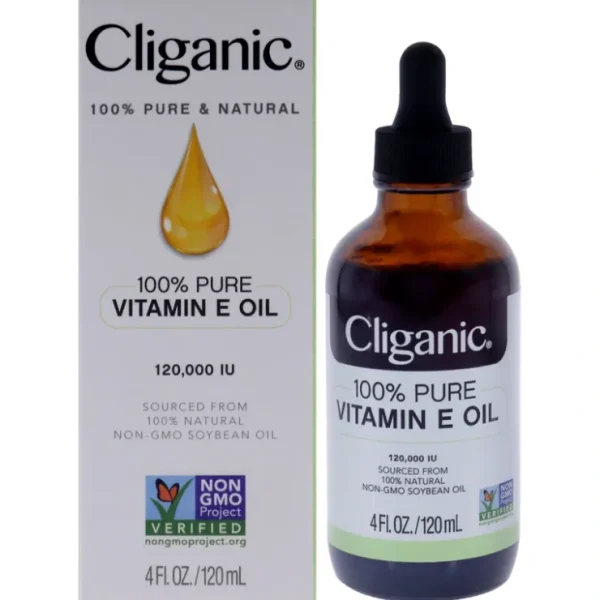 Complexion-care*Pure Vitamin E by Cliganic for Unisex - 4 oz Oil - GlowEssence Care - Embrace the Essence of Radiance with Premium Skincare Solutions