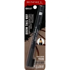 Cheap Rimmel London Brow This Way Professional Pencil - 004 Brack Brown by Rimmel London for Women - 0.05 oz Eyebrow Pencil - GlowEssence Care - Embrace the Essence of Radiance with Premium Skincare Solutions