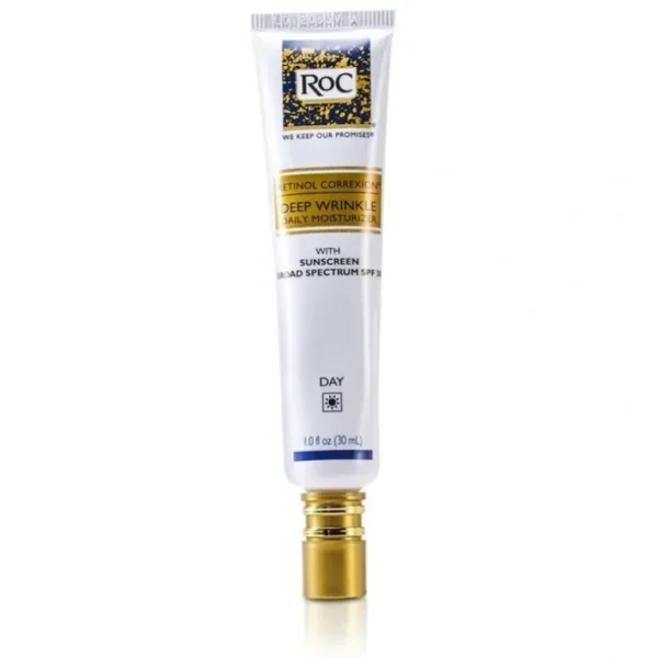New ROC Retinol Correxion Deep Wrinkle Daily Moisturizer With Sunscreen Broad Spectrum SPF 30 30ml/1oz - GlowEssence Care - Embrace the Essence of Radiance with Premium Skincare Solutions