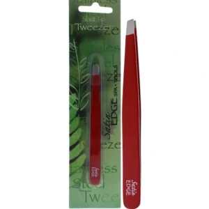 Cheap Satin Edge Slant Tip Tweezer - Red by Satin Edge for Unisex - 1 Pc Tweezer - GlowEssence Care - Embrace the Essence of Radiance with Premium Skincare Solutions