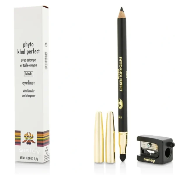 New Sisley Phyto Khol Perfect Eyeliner (With Blender and Sharpener) - # Black 1.2g/0.04oz - GlowEssence Care - Embrace the Essence of Radiance with Premium Skincare Solutions