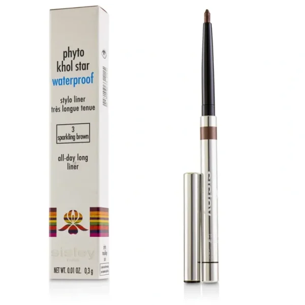 Outlet Sisley Phyto Khol Star Waterproof - # 3 Sparkling Brown 0.3g/0.01oz - GlowEssence Care - Embrace the Essence of Radiance with Premium Skincare Solutions