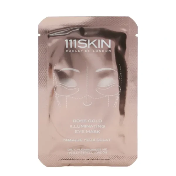 Outlet 111Skin Rose Gold Illuminating Eye Mask 8x6ml/0.2oz - GlowEssence Care - Embrace the Essence of Radiance with Premium Skincare Solutions