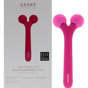 Online Sonic Facial Roller 4 in 1 - Magenta by Geske for Women - 1 Pc Roller - GlowEssence Care - Embrace the Essence of Radiance with Premium Skincare Solutions