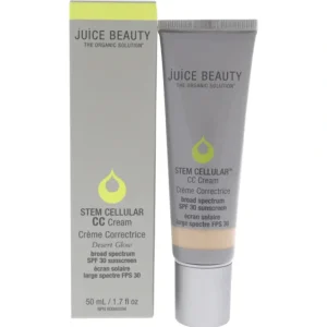 Clearance Stem Cellular CC Cream SPF 30 - Desert Glow by Juice Beauty for Women - 1.7 oz Makeup - GlowEssence Care - Embrace the Essence of Radiance with Premium Skincare Solutions