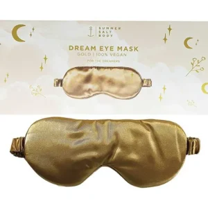 Sale Summer Salt Body Dream Eye Mask Gold (Satin + Spandex) - GlowEssence Care - Embrace the Essence of Radiance with Premium Skincare Solutions