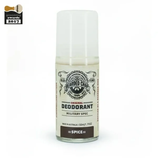 Outlet The Bearded Chap Military Spec Deodorant 50ml - Spice - GlowEssence Care - Embrace the Essence of Radiance with Premium Skincare Solutions